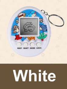 1pc Mini Virtual Electronic Pet Keychain Toy, Retro Handheld Pet Raising Game Machine, Feeding & Healing Game Mode, Portable Backpack Pendant, Educational Stress Relief Toy For Teens, Birthday Christmas Holiday Gift - View 16