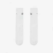 Nike Everyday Plus Cushioned, Shock-Absorbing, Sweat-Absorbing Mid-Calf Socks, Unisex, One Pack, White - White - View 4