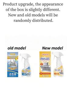 Kitchen Degreaser Cleaner, Stove Top Oil Stain Remover, Range Hood Kitchen Cleaning Spray, Powerful Grease Removal, Quickly Dissolves Kitchen Oil Stains, Makes Kitchen Look Brand New. Randomly Sent New Or Old Model - Liquid - View 13
