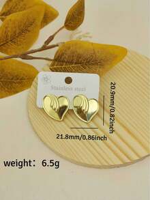Boucles d'oreilles vintage dorées pour femmes, boucles d'oreilles pendantes longues en forme de goutte d'eau en acier inoxydable, bijoux de plage imperméables pour vacances d'été, bijoux de vacances pour femmes - Doré - Voir 9