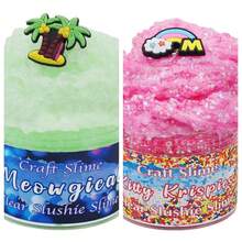 100ml Colorful Clay Rice Grain Slime Foaming Glue Educational Stress Relief Crystal Clay Kids Toy, Transparent Crystal Clay Educational Fun DIY Colorful Clay, Suitable For Party, Gathering, Birthday, Back To School Gift, Birthday Gift, Party Favor, Teenagers, Children Slime Toy, Christmas Gift, Thanksgiving, Christmas Stocking Filler, Classmates, Family And Friends Gift, Holiday Party Favor, Easter Gift - Multicolor - View 6