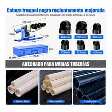 1800W Thermofuser Kit With LCD Display For PVC CPVC PPR PE Pipes And 12 Dice - US A Type Plug(110-127V) - View 8
