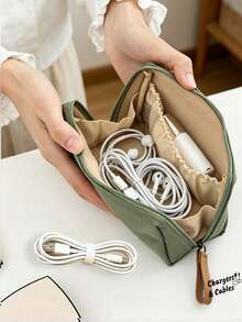 Borsa portatile per cavi dati con motivo, borsa per il trucco, borsa per la cura della pelle, articoli essenziali da viaggio, forniture per il dormitorio, regalo per la sposa, regalo per la mamma, regalo di compleanno, regalo per amici e insegnanti, contenitore per il bagno, contenitore per gioielli, borsa per rossetti e cosmetici, comoda da trasportare quotidianamente/all'aperto/in viaggio, organizer per cavi dati, essenziale per i viaggiatori frequenti, borsa portatile, borsa portatile (disponibile in più colori), regalo per l'insegnante, stagione del ritorno a scuola, stagione della laurea, ritorno a scuola - Multicolore - Visualizzare 8