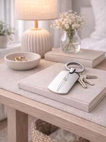 Photo Engraved Keychain: Personalized Valentine's Day Gift Set - Multicolor - View 6