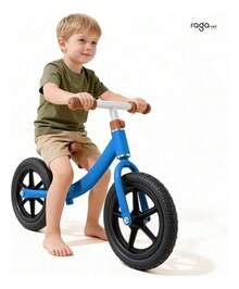 Balance Bike Without Pedals For Children, Blue - Blue - View 8