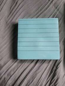 100 Sheets Lined Sticky Notes, 4 Colors Available, Portable Student Notebook, Self-Adhesive Easy To Use, Suitable For Office, Home, School, 2 Sizes Available, Back To School Office Assistant - Multicolor - View 3