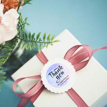 APODESS 1000 Stück Danke Aufkleber 2 Rollen, Dankeschön-Sticker mit Herz-Motiven, Klebeetiketten für Geschenke Briefe Verpackungen, Vielseitige Dankes-Etiketten für Privat Gewerbe-Incentives Supplies - Übersicht 3