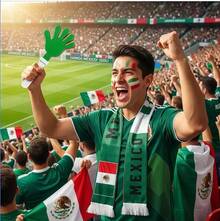 Kit de artículos para aficionados del : banderas, bufandas, muñequeras y pintura facial| Accesorios para aficionados al fútbol| Artículos para fiestas del día del partido - 3 piezas - Ver 7