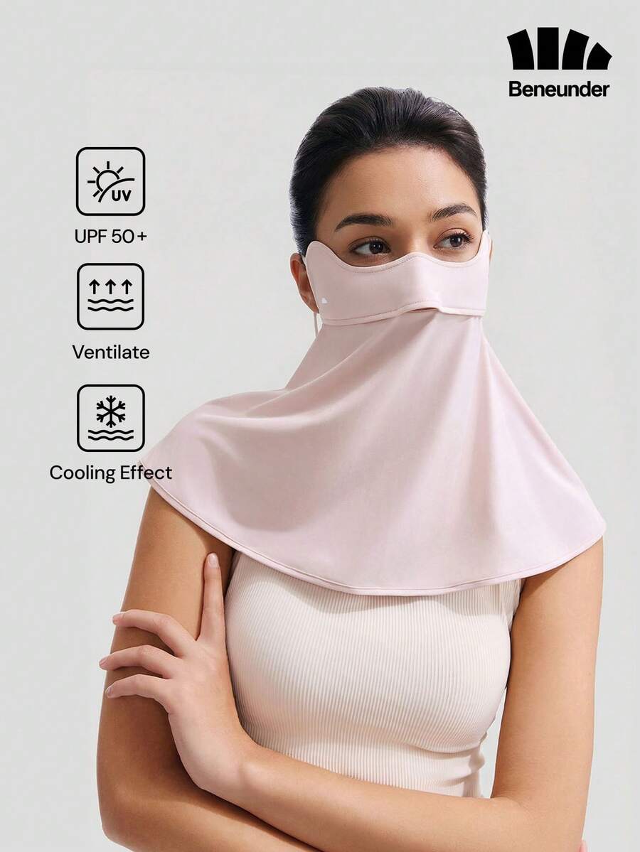 BENEUNDER 涼感護頸防曬面罩 – 型號 AL340 - 粉色 - 查看 1
