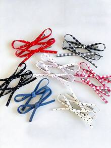 10pcs/Set College Style Bow Hair Clips, Vintage Academic Aesthetic, Low Saturation Soft Tones, Minimalist Fashion Hair Accessories - Suitable For Teens And Girls, Perfect For Daily Wear, Dates, School, Vacation, Beach, Parties, Holidays, Gifts, Graduation Season - Multicolor - View 3