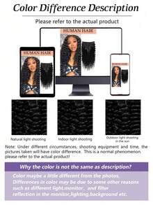 10A Grade 8Pcs Deep Wave Clip In Hair Extensions, 90% Real Human Hair BB Clip Ins Double Weft Hair Pieces Natural Black For Women 18-26 Inches - Natural Black - View 9