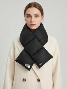 The North Face Nuptse Water-Repellent Unisex Scarf Black - TNF BLACK/TNF BLACK - View 1