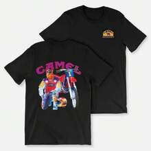 Nuova maglietta vintage 2026 con stampa di sigarette auto, top vintage in cotone a maniche corte, abbigliamento casual streetwear oversize per donne e uomini - 7 - Visualizzare 6