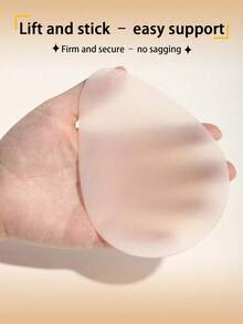 2/4 Packs Teardrop Silicone Adhesive Bra Pads For Women – Reusable, Skin-Friendly Invisible Push-Up Inserts For Strapless Dresses & Wedding Gowns - Multicolor - View 6