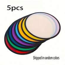 5pcs Summer Essential Hand Fans, Foldable Design, Easy To Store And Carry. Suitable For Daily Outings And Outdoor Sports, Perfect Cooling Necessity! Random Color Shipment, Reusable, Must-Have Accessory For Holidays. - Multiple Styles - View 8