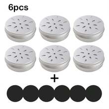 3/6/10pcs Dog Training Accessories Set, With Seamless Rubber Soft Magnetic Adhesive Stickers, Ventilated Dog Scent Training Box, Round Metal Can, Suitable For Agility Training Equipment And Search And Rescue Dog Scent Games - Silver - View 13