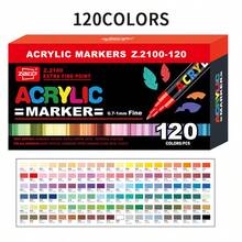 1pc Acrylic Marker Pens 36/60/84/120/168/240 Colors Optional, Waterproof, Odorless, Layerable, Art Brush, Suitable For Colored Sketching Marker Pens, Suitable For Artist Painting Pens, Used For Making Christmas, Thanksgiving, New Year Gifts, Easter Eggs, Holiday Gifts, Card Making, Metal, Ceramic, Wine Glasses, Halloween Decoration Doodle Painting Pens, Coloring Pens - Acrylic Marco Pen - View 18