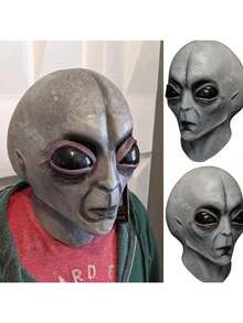 1pc Fashionable Personalized Party Holiday Carnival Costume Alien Transformation, Practical Horror Mask Headgear Suitable For Costume Party Role Play, Durable Exquisite Compact Design Perfect For Multiple Occasions - Mask - View 1
