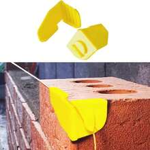 4/2 buah Braket Jangkar Garis Bata, Alat Pemasangan Bata Plastik, Digunakan untuk Memasang Garis Bata di Sudut Bata/Blok, Kuning - Beraneka warna - View 11