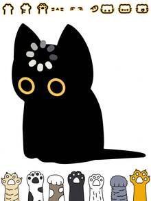 Black Cat Gap Loading Car Rearview Mirror Decorative Stickers Are Cute, Funny, And Durable, Suitable For Cars, Laptops, Suitcases, And Skateboards - Loading Cat - View 6