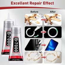 2 PCS 110ml B7000 Glue Clear With Precision Tip, Bedazzling Glue, Rhinestone Glues, Craft Glues, Jewelry Making, DIY,Shoes - 2 pcs 110ml - 查看 4
