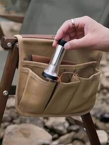 Outdoor Camping Side Pocket Camping Chair Armrest Organizer Multi-Function Storage Bag Folding Chair Pouch For Camping Chairs Beach And Outdoor Use Camping Essential Accessories - Multicolor - View 4