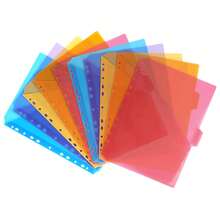 Eagle Binder Dividers With Pockets, Tabs Binder Dividers For 3 Ring Binder Organizer, A4 Size, Multicolor, 5pcs - Multiple Packs - View 8