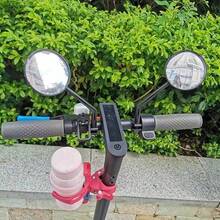 1 Pair Bicycle Rearview Mirrors, Compatible With Mountain / Road Bikes, Multi-Angle Adjustable Handlebar Mirrors, Convex Lens Expands Rearview Field Of Vision, Universal Cycling Accessories - Multicolor - View 2