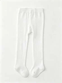 6/1pc Girls Solid Color Tights Leggings Suitable For Daily Wear All Seasons - Multicolor - View 7