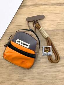 Mini Handheld Coin Purse, Portable Earphone & Key Storage Pouch, Universal Bag Charm - Multicolor - View 9