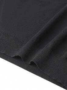 ZYNTH BALENO Men's Autumn/Winter Fashion Crew Neck Sports Black Sweater Top - Black - View 9