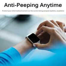 2pcs/Set Privacy Screen Protector Compatible With Apple Watch Ultra 49mm 45mm 41mm 40mm 38 44mm Series 8 7 SE 4 5 6 Anti-Peeping Hydrogel Film Birthday Gift Family Friends Watch Screen Protector Watch Protective Case Watch Accessories Waterproof Shockproof Anti-Fall Anti-Scratch Anti-Fingerprint Full Coverage - Black - View 5
