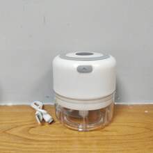 100/250ml 無線便攜式電動食物切碎機,迷你電動大蒜切片機,USB充電式多功能絞肉機與切碎機,適用於蔬菜、肉類、大蒜、薑、辣椒、水果等 - 彩色 - 查看 13