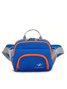2026 New Fashion Sports Waist Bag, Crossbody, One Shoulder, Waist Bag, Large Capacity Travel Outdoor Hiking Storage Bag, Cycling DSLR Crossbody Bag, Hiking Leisure Travel Document Phone Bag, Color Block Patchwork, Outdoor Leisure Unisex Crossbody Bag, Waterproof Storage Bag, Perfect Gift For Travel And Hiking Enthusiasts,Back To School - Multicolor - View 13
