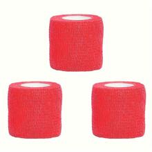 3pcs Elastic Self-Adhesive Bandage, 4.5m/177in Sports Tape - Multicolor - View 2
