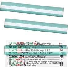 1pc Mahjong Magnifying Line Reader Detector, With 2x Magnification, Mahjong Card Magnifying Line Guide (4 Colors Available) - C - View 1