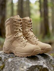 Botas para hombre Lazada Cremallera lateral - Caqui - Ver 2