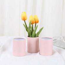 4/10pcs Round Cardboard Flower Boxes, Flower Packaging Suitable For Wedding And Home Decor Floral Arrangement Supplies - View 8