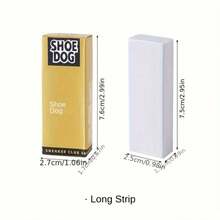 Shoe Polisher,1 Long Or 1 Short Rubber Stain Remover,Portable Dry Cleaning Machine For Suede Sports Shoes And White Shoes,Shoe Care And Cleaning Tools - White - View 12