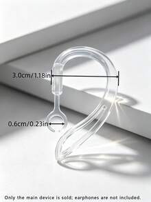 2‑Pack Earbud Retainer Clips, Clear TPU Anti‑Slip Sports Ear Hooks, Soft Ear Loops Compatible With AirPods 1st/2nd/3rd Gen, Wireless Earphone Accessories, Earbuds Not Included - View 6