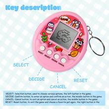 1pc Retro Electronic Pet Egg Keychain, Mini Nostalgic Handheld Game Toy With Multiple Pets & Interactive Modes, Creative Bag Decoration Gift For Children - Multicolor - View 10