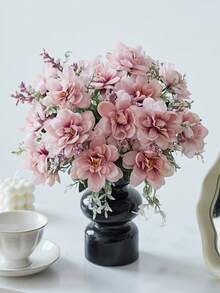 Artificial Peony Flowers, Silk Flowers, Faux Peony Bouquet, Suitable For Farmhouse Home Decor, Bohemian Wedding Table Centerpiece Decoration, Bulk Artificial Plastic Flowers For Vase Decoration - Baby Pink - View 5