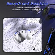 ATTACK SHARK CM02 ESports Gaming Mouse Pad, Water Resistant Coating Large Mouse Mat, Heavy Textured Smooth Control Surface, Non-Slip Rubber Base,Micro-Knit Stitched Edge - View 4