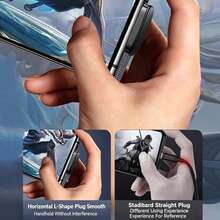 66W USB-A 转 Type-C 充电线，长度可选 3.3 英尺/4.9 英尺/6.6 英尺，USB-C 快充线，兼容 17/16/15/Pro/Pro Max/Plus、Pro 12.9/11、Air 4/5、Mini 6、Moto G、Pixel 及其他 USB-C 设备，适用于 17、17 Pro Max、16、16 Plus、16 Pro、16 Pro Max，方便旅行充电。 - 彩色 - 查看 8