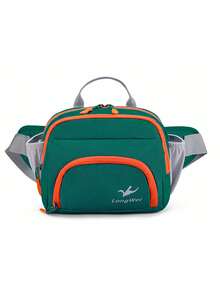 2026 New Fashion Sports Waist Bag, Crossbody, One Shoulder, Waist Bag, Large Capacity Travel Outdoor Hiking Storage Bag, Cycling DSLR Crossbody Bag, Hiking Leisure Travel Document Phone Bag, Color Block Patchwork, Outdoor Leisure Unisex Crossbody Bag, Waterproof Storage Bag, Perfect Gift For Travel And Hiking Enthusiasts,Back To School - Multicolor - View 12