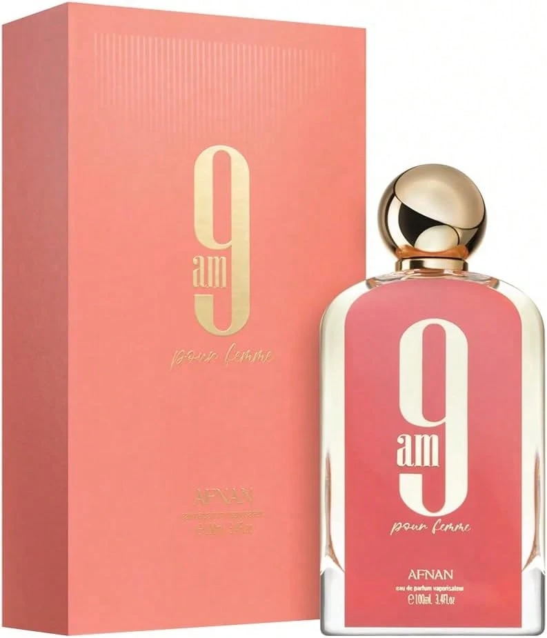 Afnan 9 AM Pour Femme Eau De Parfum, 100ml - Fruity Floral - View 1