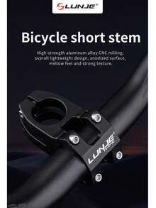 1pc Hollow Short Bike Handlebar Stem Rapid Descent Bicycle Stem 31.8*45mm & 25.4*45mm Lightweight MTB Road Bike Parts, Universal For Mountain Bike, Road Bike, Mini Bike, Fixed Gear Bike - General - View 3