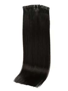 Drak Brown Injected Hole Butterfly Weft Human Hair Extensions Twin Tab Weft Invisible #2 Brown Hole Weft Micro-Loop Real Human Hair Extensions Silk Straight Seamless PU Tape-In Hair Extensions - S2A - View 2