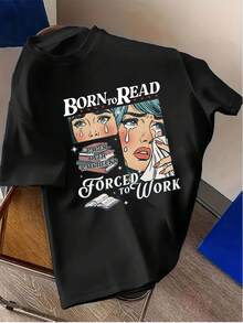 2026Spring And Summer New Collection,Casual Women's Short Sleeves T Shirt,Round-Neck Versatile Style - 黑色 - 查看 3