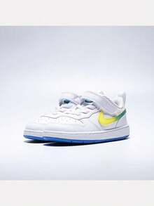 Nike COURT BOROUGH LOW WC (TDV) 幼童休閒低筒鞋 IR3996-100 - 藍白色 - 查看 5
